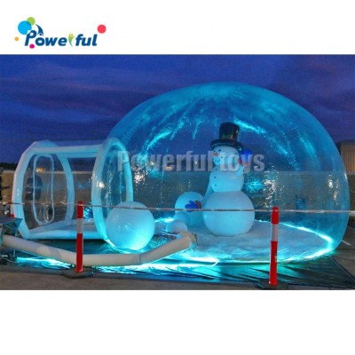 Outdoor Christmas decoration inflatable snow globe for sale