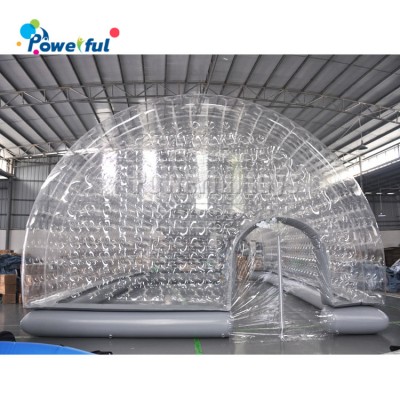 clear inflatable bubble dome cover,inflatable swimming pool dome  tent for Winter