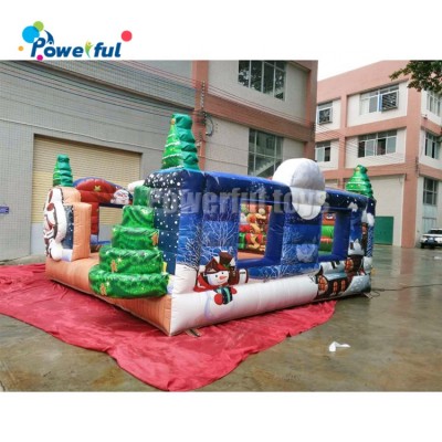 Inflatable Christmas Bouncer Jumping Castle Bounce House for Festival Celebration