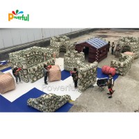 inflatable paintball bunker arena inflatable oil drum for sales