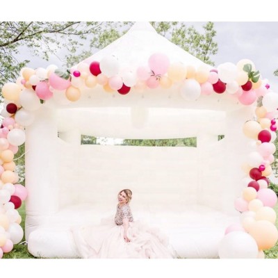 Wedding Wonderland bouncy castle inflatable carousel building house and tent shelter for sale