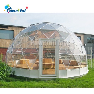 Giant steel dome tent steel structure frame igloo