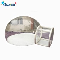 Inflatable Transparent Bubble Tent Custom LED Light Steady Christmas Dome Outdoor Inflatable Tent