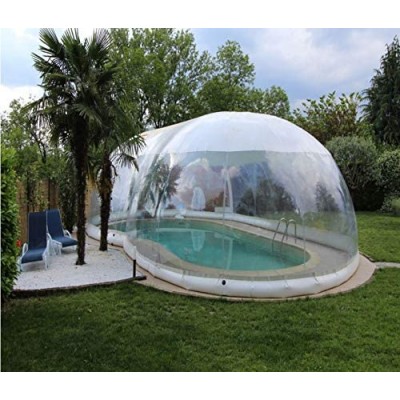 Clear Above Ground Swimming Pool Bubble Dome Tent  Inflatable Hot Tub Swimming Pool Enclosure Solar Dome Cover Tent