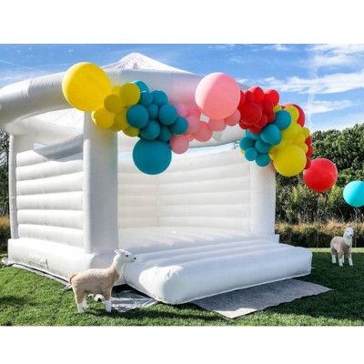 Outdoor Inflatable Bouncy House White Wedding Tent for Happy Wedding/Ceremonies/Party